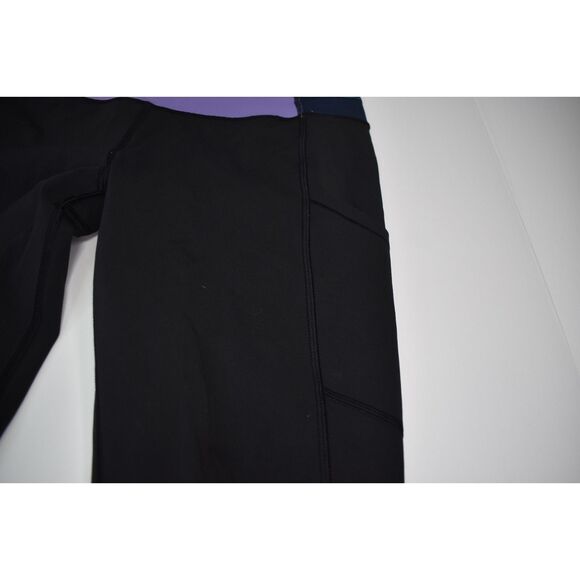 Lululemon Speed Tight *Interlock Black/Quilt Winter Mid Rise Pocket Legging 6 - Picture 6 of 8